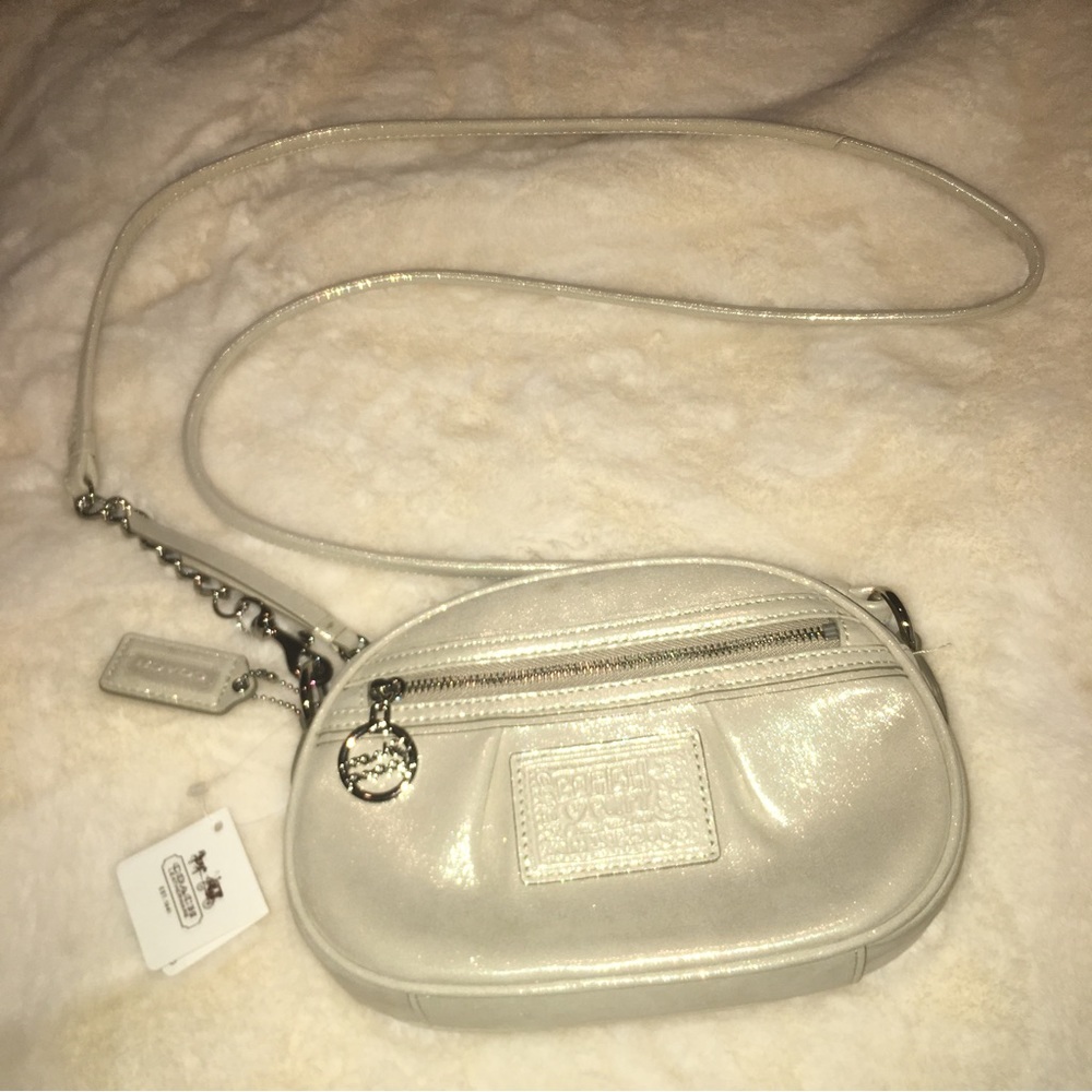 AUTHENTIC Coach Poppy Leather Crossbody Bag/Purse - Picture 2 of 7